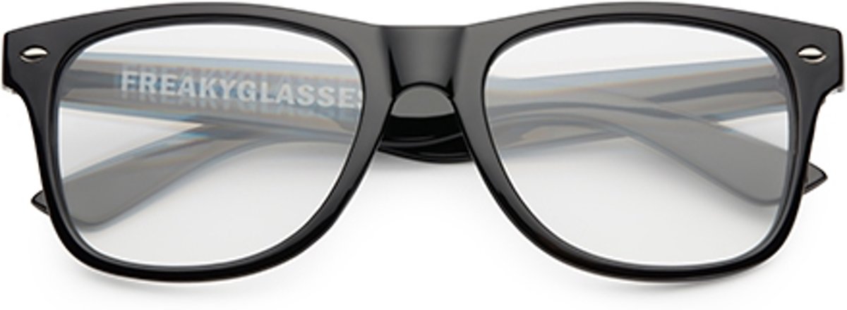 Deluxe spacebril diffractie bril | zwart